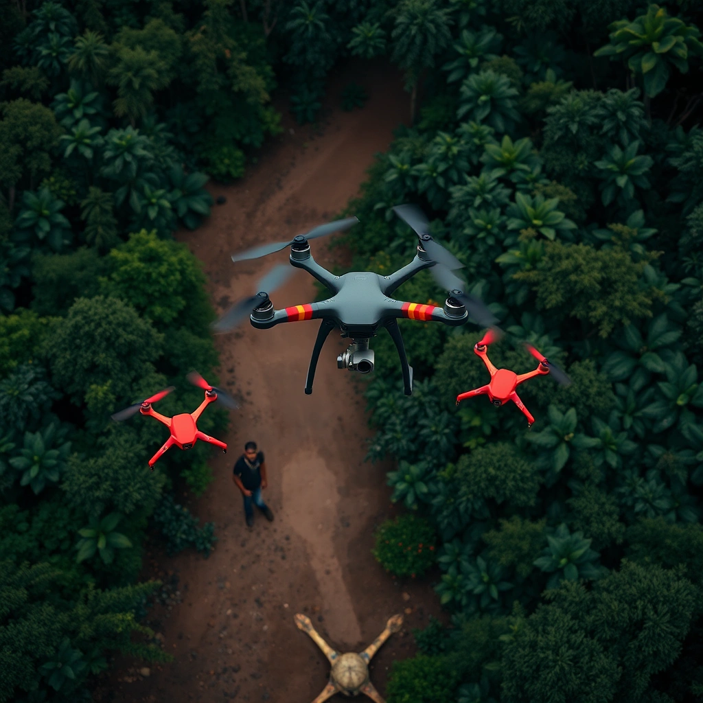 Enxame de Drones Autônomos Revoluciona Entrega de Emergência em Áreas Remotas