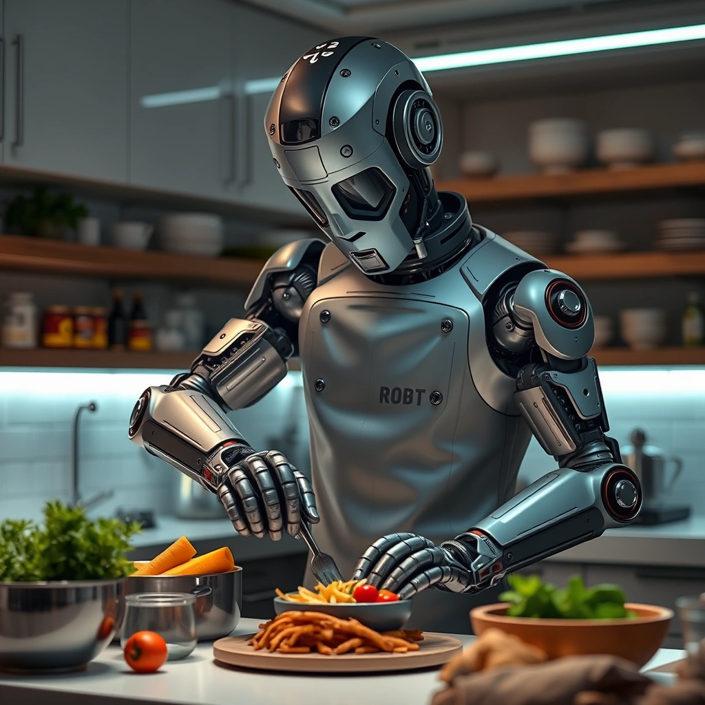 O Robô que Aprendeu a Cozinhar: Como a IA Está Transformando a Gastronomia