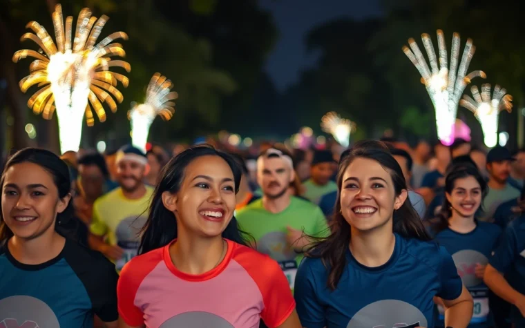Desafio Fitness 2026: Corrida Noturna em SP Bate Recorde de Participação