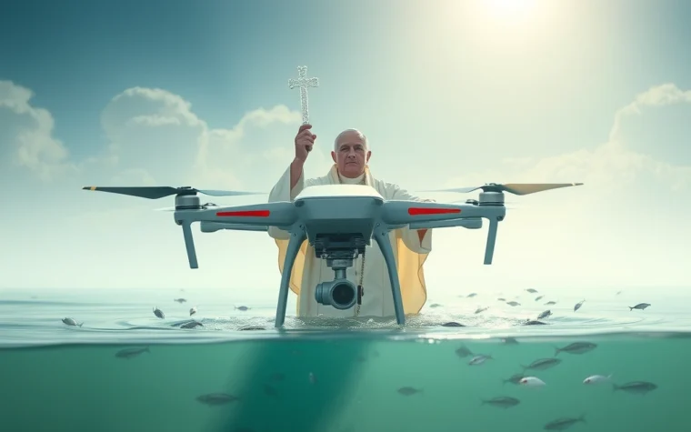 Milagre Digital: Padre Viraliza ao Benzer Drone de Missão Humanitária