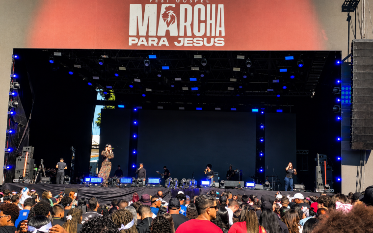 Nicoli Francini é destaque em show com 60 mil pessoas na Marcha para Jesus de Campinas