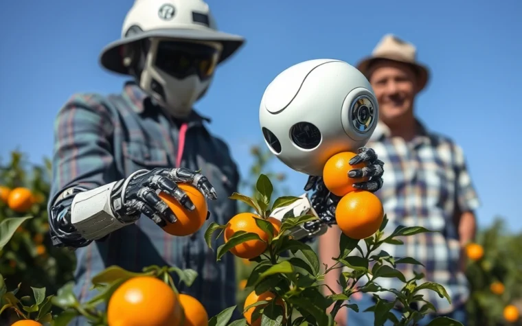 Robôs Autônomos Revolucionam a Colheita de Frutas no Brasil