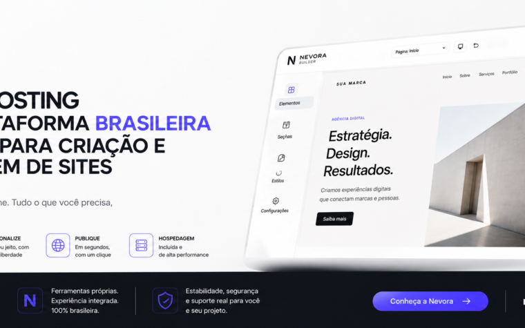 Nevora Hosting inicia operação de plataforma brasileira para criação e hospedagem de sites