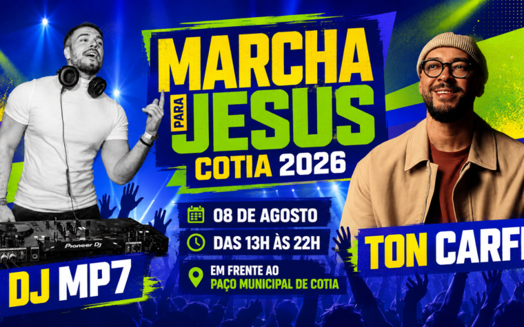 27ª MARCHA PARA JESUS DE COTIA REÚNE CERCA DE 4 MIL PESSOAS